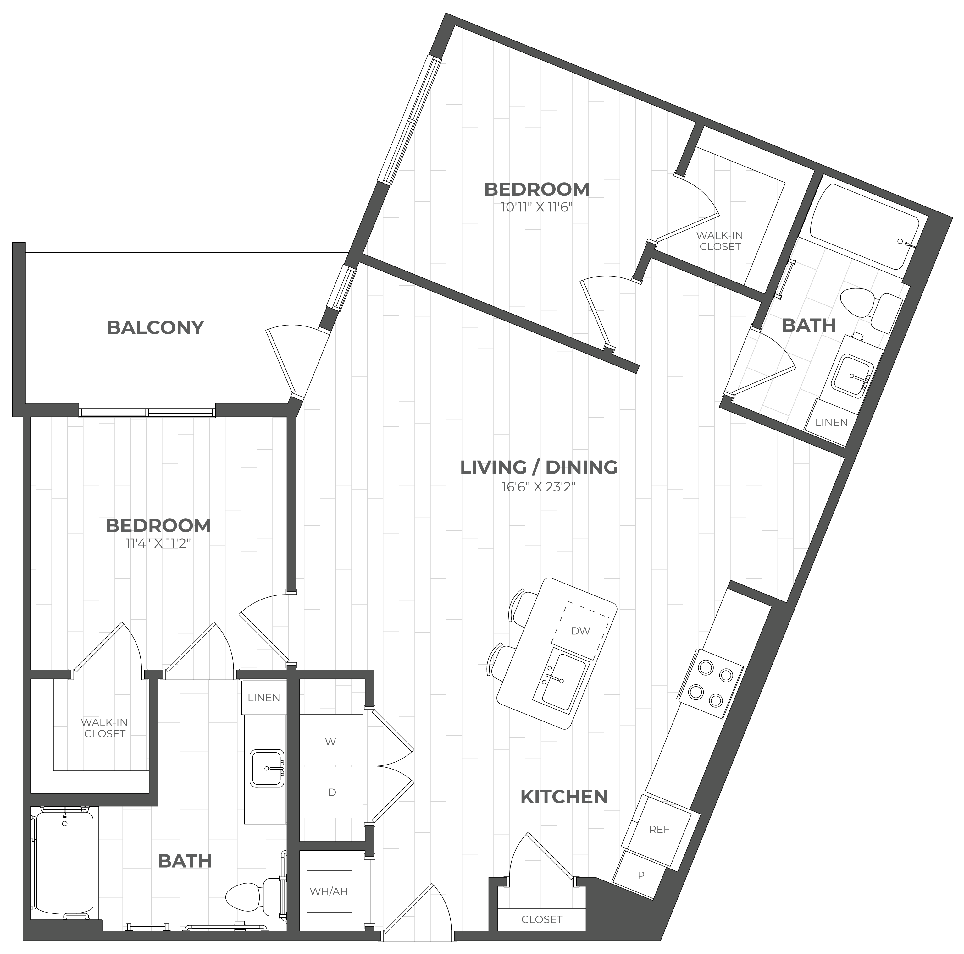 Floor Plan Image of Apartment Apt 301